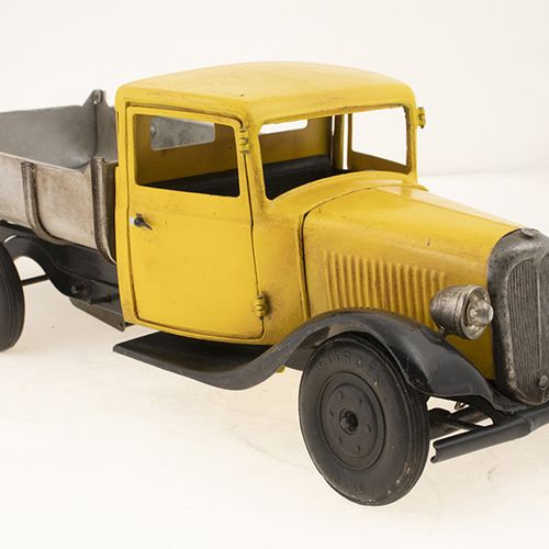 Null Modeling - Cars - Citroën Dump Truck model C4, 1927, Tin Wind-up Toy, Yello&hellip;