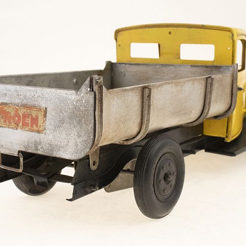 Null Modeling - Cars - Citroën Dump Truck model C4, 1927, Tin Wind-up Toy, Yello&hellip;