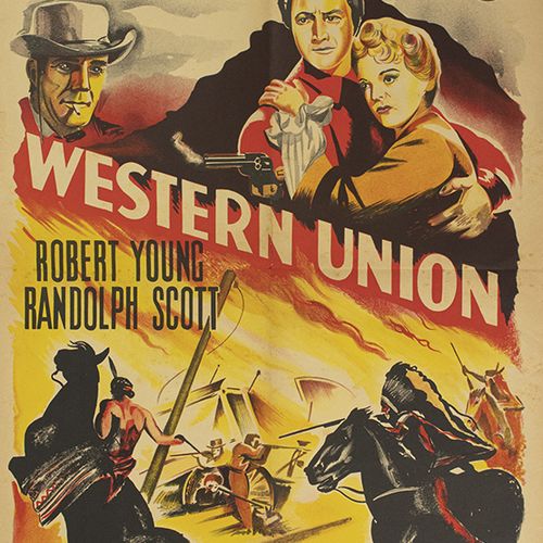 Null Collectibles - Movie posters - Western Union, 20th century fox, 1941, one s&hellip;