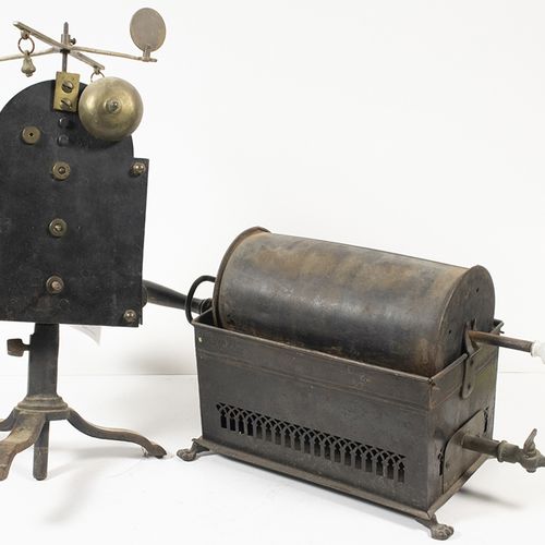 Null Bric-a-brac - An iron and brass rotisserie spit, France, late 19th century &hellip;