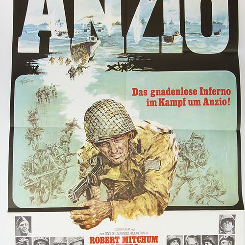 Null Collectibles - Movie posters - Anzio (FSK werbe druck, 1968). Germany A1 (5&hellip;
