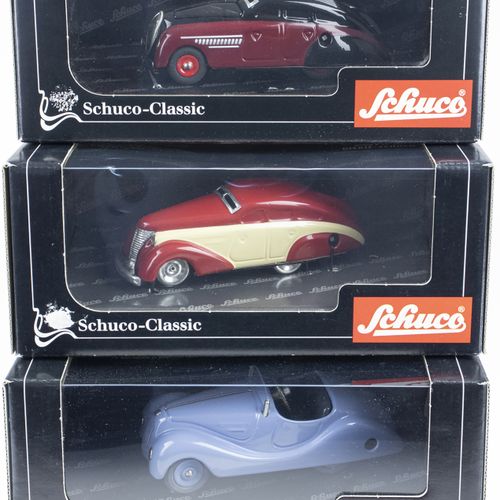 Null Modeling - Cars - lot of 3 Schuco Classic Die Cast Wind-up Models including&hellip;