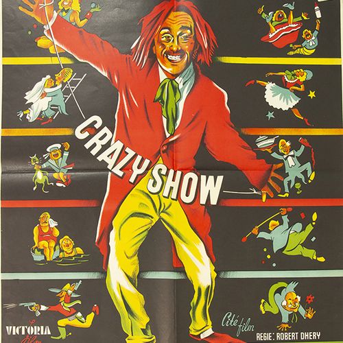 Null Collectibles - Movie posters - Branquignol - Crazy Show (Victoria Film, 19?&hellip;