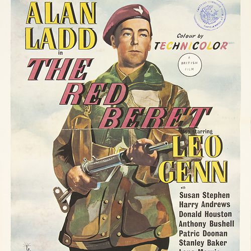 Null Collectibles - Movie posters - The red beret, Columbia pictures, 1953, half&hellip;