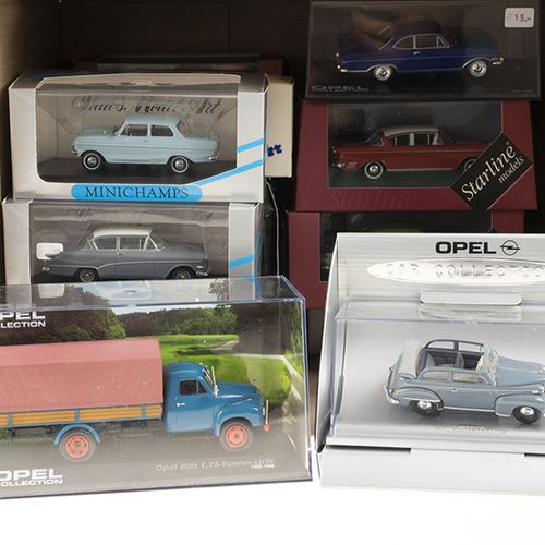 Null Modeling - Cars - 18 Different German Opel Modelcars including; Kadet, Olym&hellip;