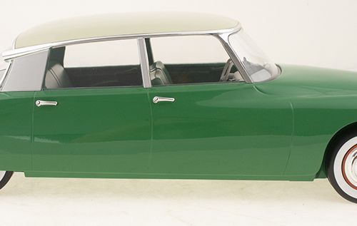 Null Modeling - Cars - Citroën DS19 1955 in green & champagne - Norev - scale 1:&hellip;