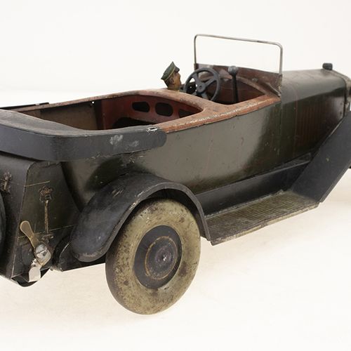 Null Modeling - Cars - Rare 1920's Vintage Delage Tin Plate Wind-Up Toy includin&hellip;