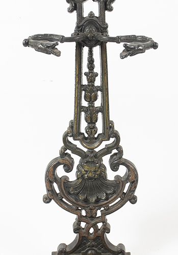 Null Pewter, copper, bronze etc. - A cast iron umbrella stand, late 19th/early 2&hellip;