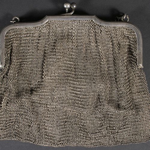 Null Silver objects - Miscellaneous - Silver mesh design evening bag to a rectan&hellip;