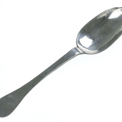 Null Silver objects - Flatware, Netherlands - Silver table spoon with engraved i&hellip;