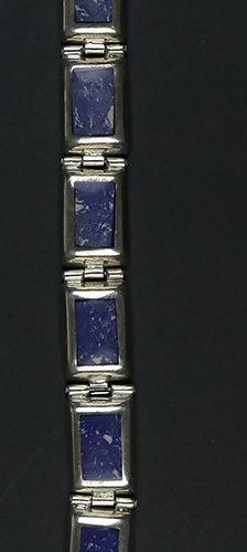 Null Silver jewellery - silver and sodalite bracelet, Tilo MexicoTU-8 - 21 cm -