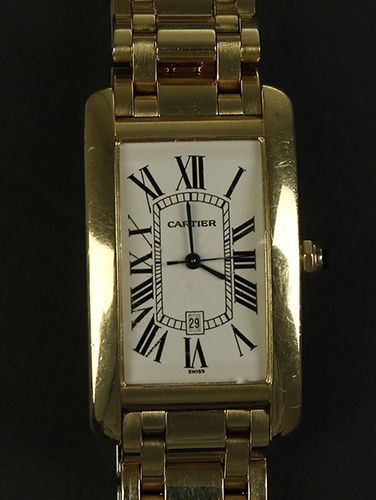 Null Gold, luxury and designer watches (no guarantee) - 18k YELLOW GOLD RECTANGU&hellip;