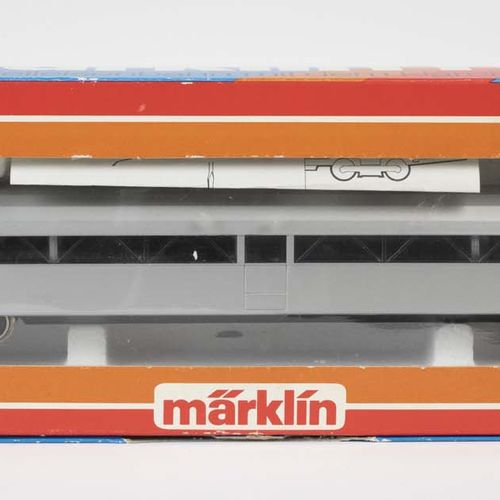 Null 建模 - 火车 - Märklin "Zeppelin" HO 1:87 Locomotive 3077 in original box（未经测试）。