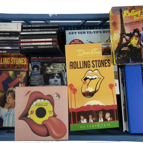 Null Rolling Stones - Box containing mixed media of Rolling Stones bootleg mater&hellip;