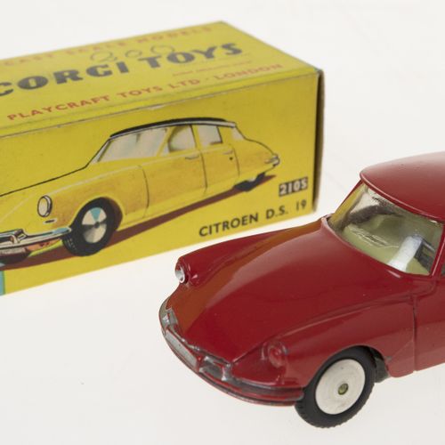 Null Modélisme - Voitures - Original Corgi 210 S - Citroën DS19 rouge (1957) - R&hellip;