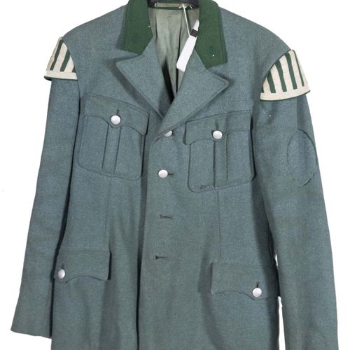 Null 军用品 - 制服 - 德国，二战-战后，灰色外衣，带乐队成员翅膀的音乐家