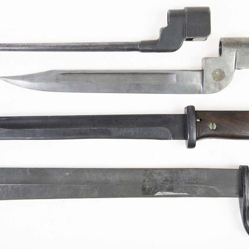 Null 军品 - 刺刀及杂项 - 德国 - 一战-二战，四把德国和英国刺刀。包括M1898/05毛瑟刺刀，K98刺刀，制造商 "cof 44"（Eickhor&hellip;
