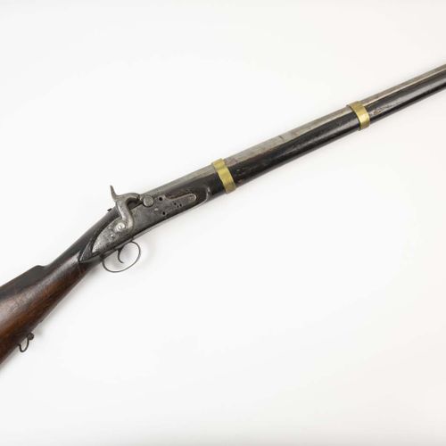 Null Militaria - Rifles and pistols - World - Percussion rifle, lock marked '180&hellip;