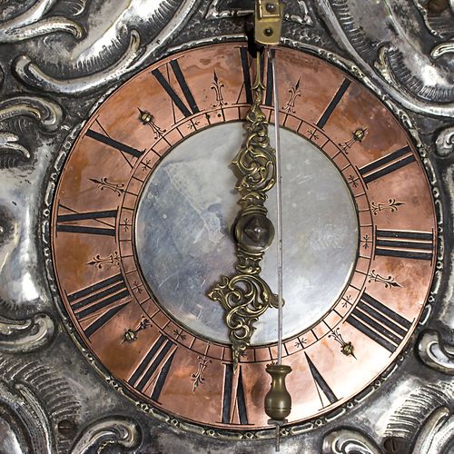 Rokoko Wanduhr (Kuhschwanzpendel) / A Rococo wall clock, deutsch, um 1770 机芯类型：铁&hellip;