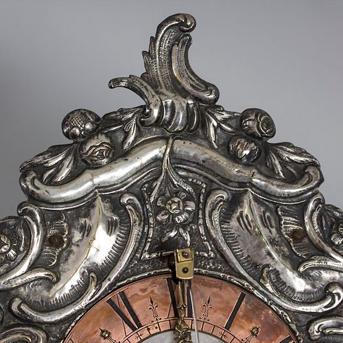 Rokoko Wanduhr (Kuhschwanzpendel) / A Rococo wall clock, deutsch, um 1770 Mouvem&hellip;
