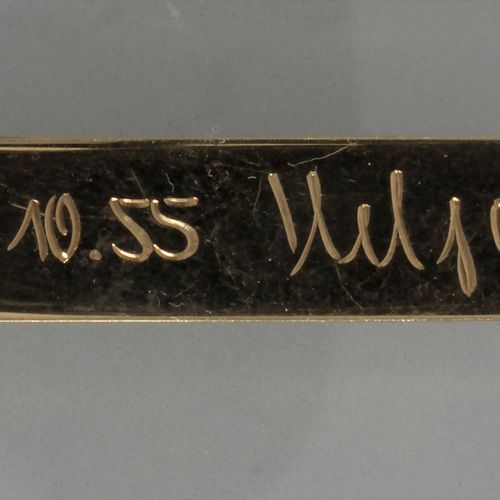 Krawattennadel / A 14 ct gold tie pin Material: GG 585/000 14 Kt,
Length: 30 mm,&hellip;