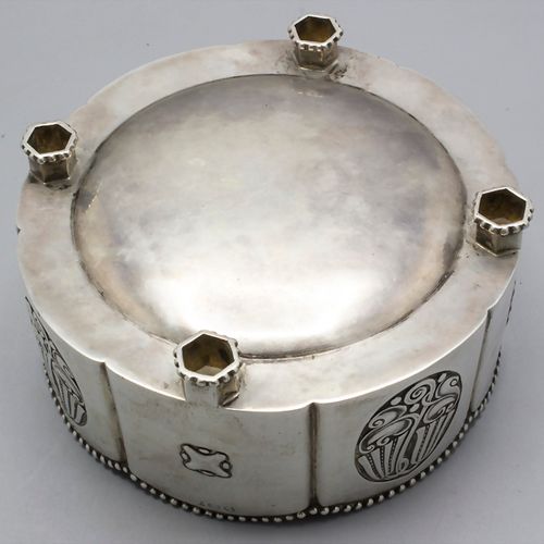 Jugendstil Silberschale / A silver Art Nouveau bowl, Otto Wolter, Schwäbisch Gmü&hellip;