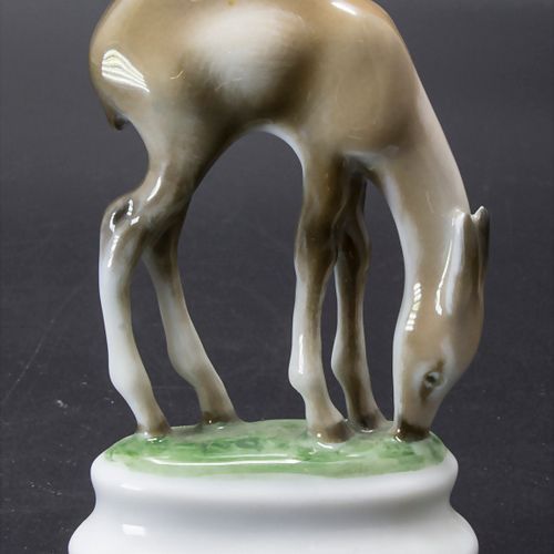 Kleine Tierskulptur 'Junge Antilope' / An antelope, Kunstabteilung Rosenthal, Se&hellip;