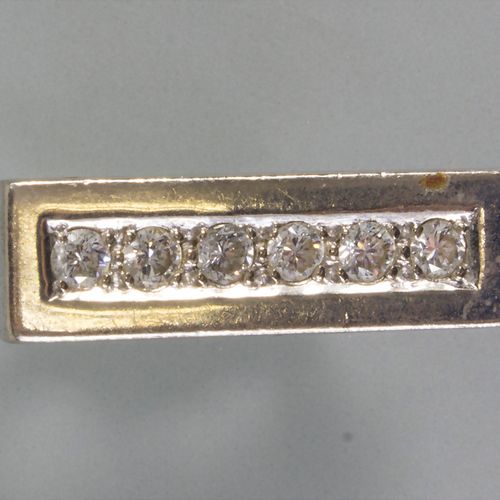 Kettenverschluss mit Diamanten / A 14 ct white gold necklace clasp with diamonds&hellip;