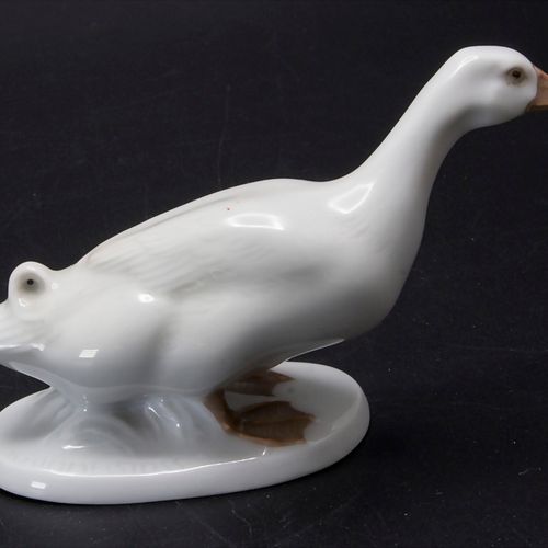 Ente / A duck, Karl Himmelstoss, Kunstabteilung Rosenthal, Selb, 1924 Matériau :&hellip;