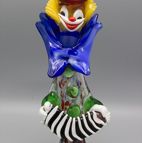 Clown, Murano, 50er Jahre Material: aus polychromen Glasstücken frei geformter, &hellip;