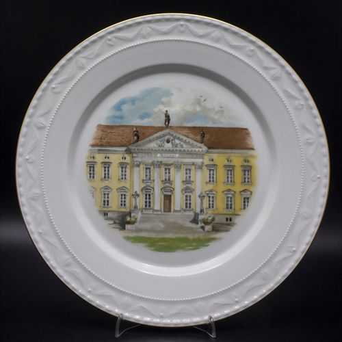 Ansichtenteller 'Schloss Bellevue' / A view plate 'Bellevue castle', KPM, Berlin&hellip;