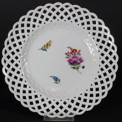 5 Durchbruchteller / A set of 5 reticulated plates, Meissen, Marcolini-Periode, &hellip;