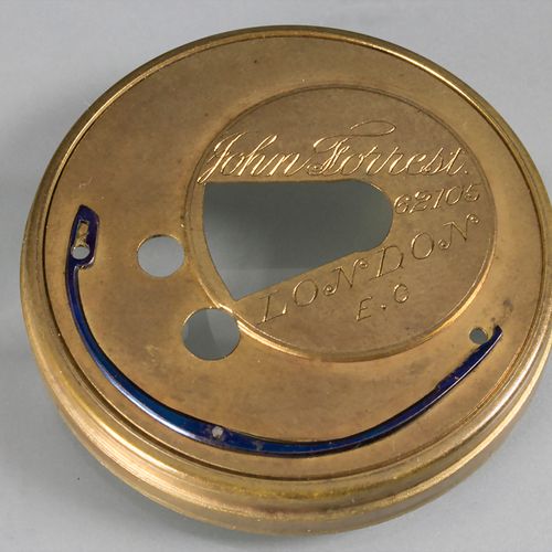 Offene Taschenuhr / A 9ct gold pocket watch, John Forrest, London, 19. Jh. Gehäu&hellip;