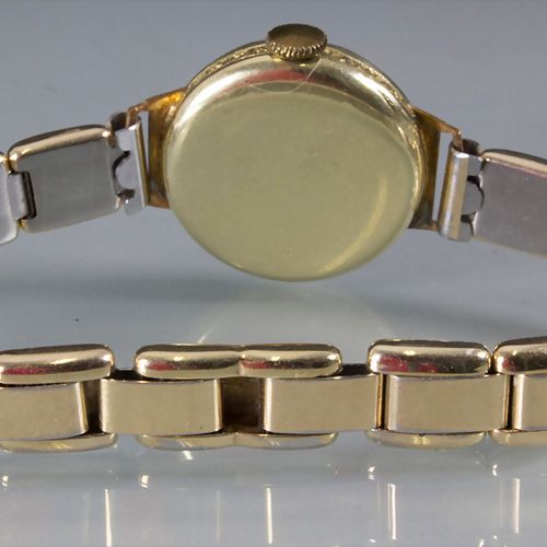 Damen Armbanduhr / A ladies 14ct gold wrist watch, Schweiz, um 1920 Caja: GG 585&hellip;