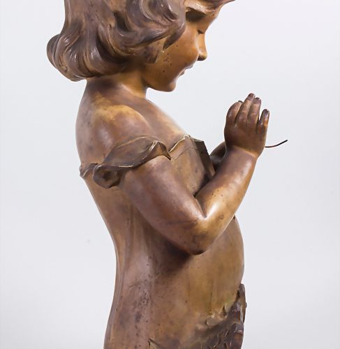 Aristide DE RANIERI (1865-1929), Jugendstil Büste eines Mädchens / An Art Nouvea&hellip;