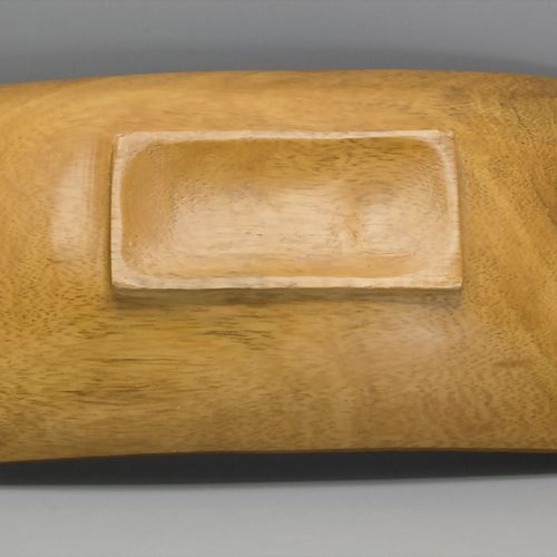 Art Déco Holzschale / An Art Déco wooden bowl, 1920er Material: Holz, mit Streif&hellip;