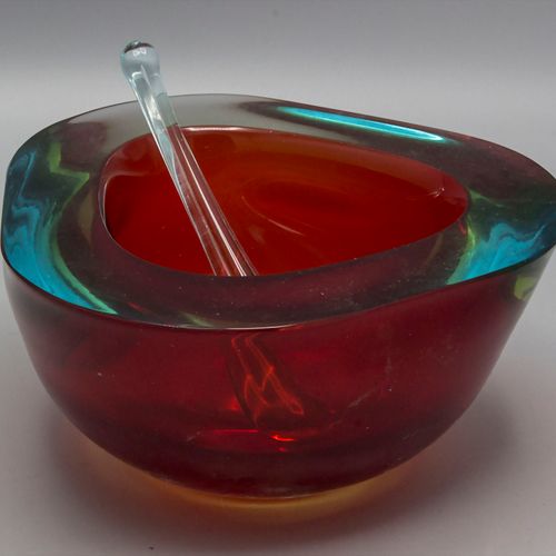 Mörser mit Pistill / A mortar with pestle, Murano, Italien, um 1970 Matériau : v&hellip;