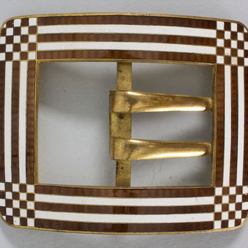 Art Déco Gürtelschließe / An Art Deco belt buckle, deutsch, um 1920 Matériau : l&hellip;