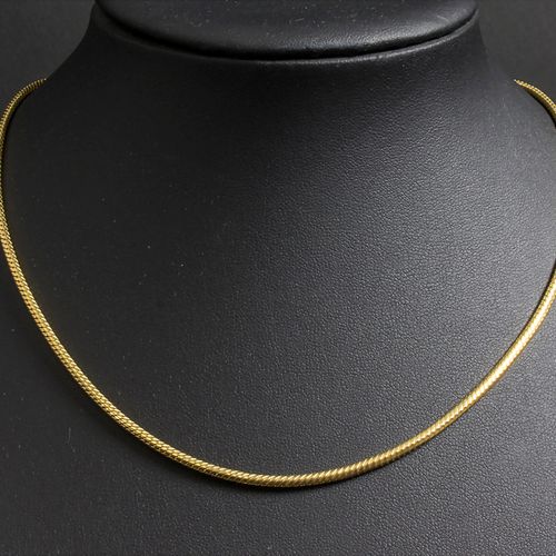 Goldkette / A 14 ct gold necklace Material: Gelbgold Au 585/000, Länge: 46 cm, G&hellip;
