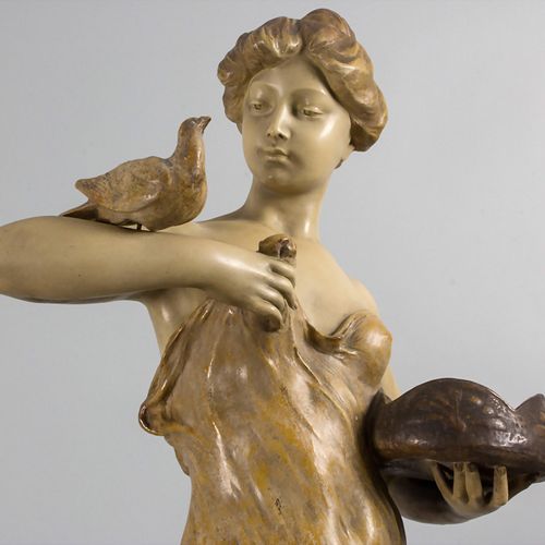 Stanislaus Emil CZAPEK (1874 ?), Jugendstil Skulptur/ An Art Nouveau terracotta &hellip;