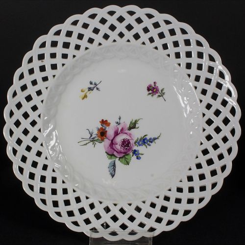 5 Durchbruchteller / A set of 5 reticulated plates, Meissen, Marcolini-Periode, &hellip;