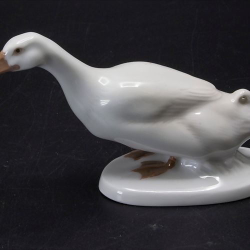 Ente / A duck, Karl Himmelstoss, Kunstabteilung Rosenthal, Selb, 1924 Matériau :&hellip;