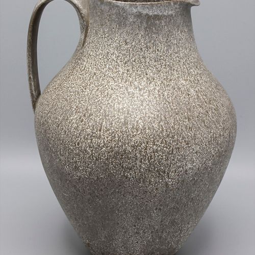 Studiokeramik, Henkel Vase, um 1960 Material: cerámica, cuerpo marrón rojizo, vi&hellip;