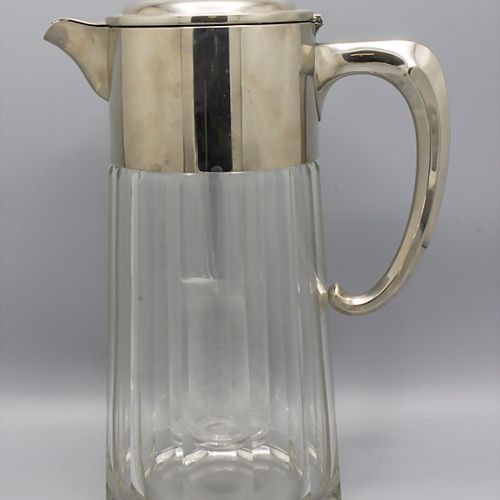 Art Déco Kristallglaskanne 'Kalte Ente' / An Art Deco crystal glass jug 'Cold Cu&hellip;