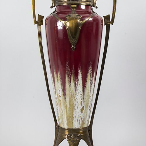 Große Jugendstilvase / An Art Nouveau ceramic vase, wohl Frankreich, um 1905 材料：&hellip;