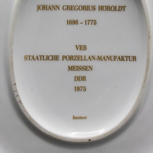 Limitiertes Jubiläumswandbild/ plakette 'Johann Gregorius Höroldt' / A limited j&hellip;