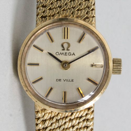 Damen Armbanduhr / A ladies 14ct gold wrist watch, Omega, De Ville, Schweiz, um &hellip;