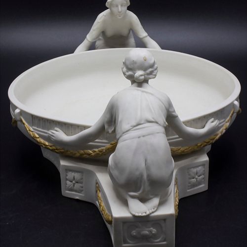 Figürliche Jugendstil Zierschale / A figural Art Nouveau figural bowl, wohl Erns&hellip;