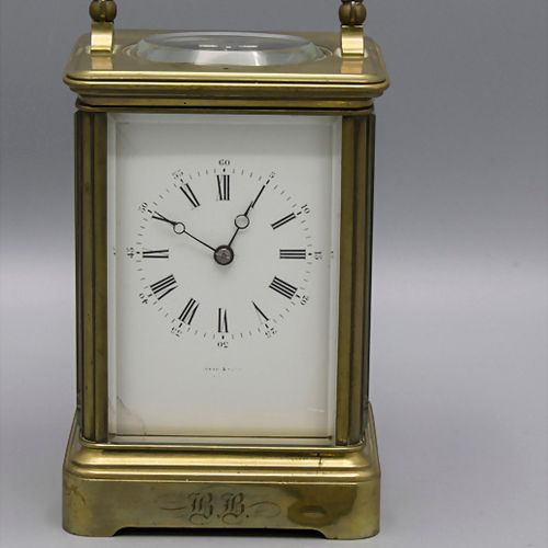 Ein Reisewecker / A travel alarm clock, Reid & Sons, Newcastle, um 1920 Material&hellip;