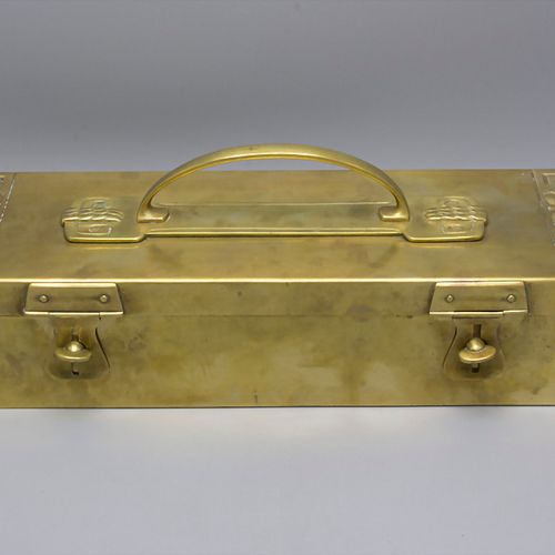Große Jugendstil Schatulle mit Handhabe / A large Art Nouveau casket with handle&hellip;
